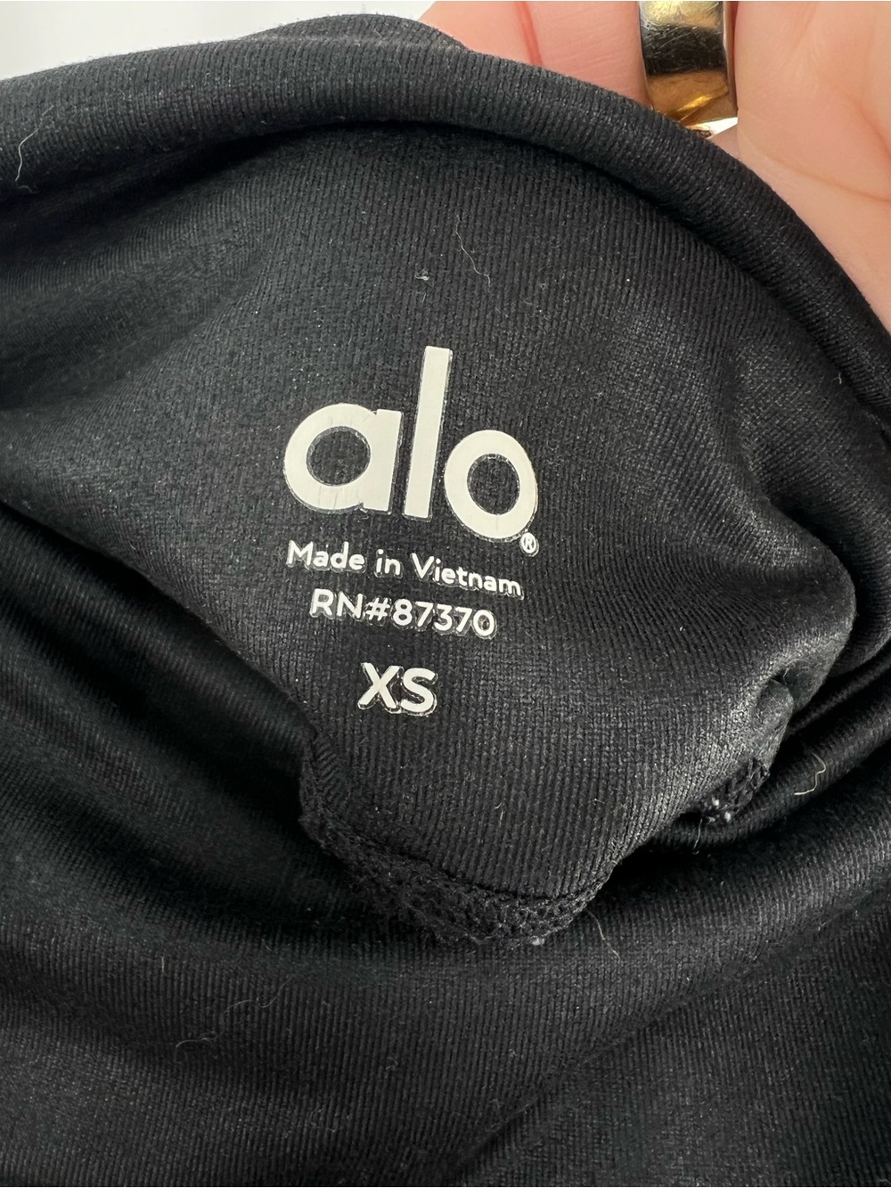 Alo Yoga High Waist Airbrush Capri Gradient Black Size XS - Picture 3 of 7